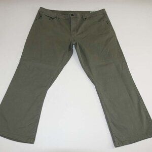 Buffalo Men's Sam-X Slim Straight Jeans Size 40 x 27 Green Mid Rise Denim